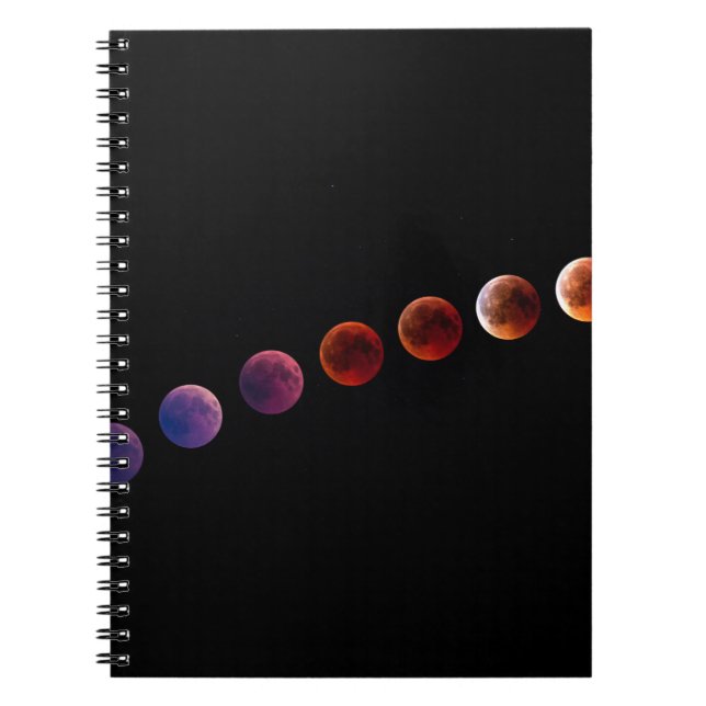 Caderno Espiral Planetas no sistema solar como a vida (Frente)