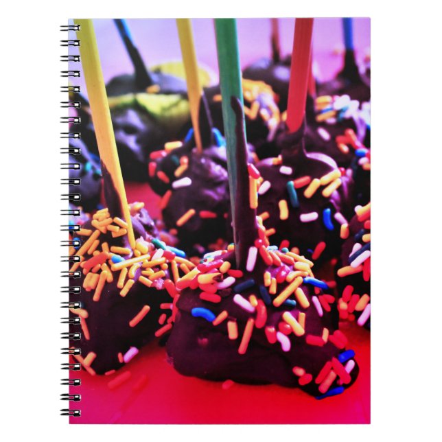 Caderno Espiral Planner de chocolate doce (Frente)