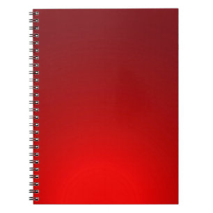 Caderno Espiral Plano de fundo simples de cor vermelha