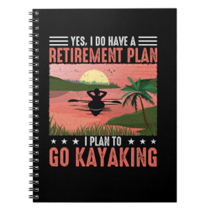 Caderno Espiral Plano Kayaking de Reforma