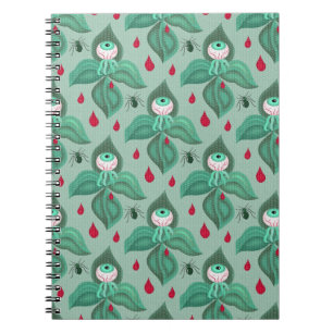 Caderno Espiral planta assustadora