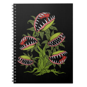 Caderno Espiral Planta Carnívora Oferece Armadilha de Vênus Mons