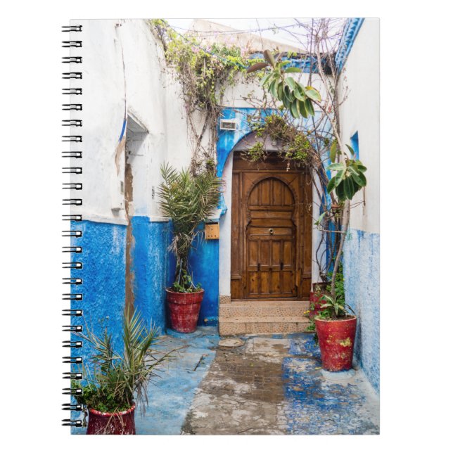 CADERNO ESPIRAL PLANTA DE CABEÇA VERDE PERTO DA PAREDE (Frente)