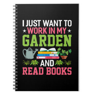 Caderno Espiral Plante Em Minha Gargen E Leia Livros
