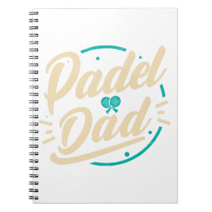 Caderno Espiral Plataforma de Padel Tênis de Paddle Paddleball Pad