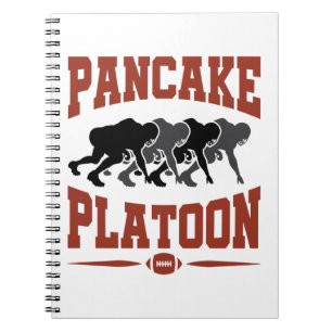 Caderno Espiral Platão Lineman Pancake, Ofensiva de Futebol