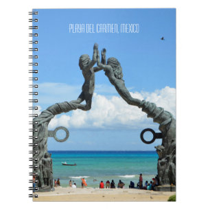 Caderno Espiral Play del Carmen Caribe Diário