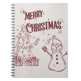 Caderno Espiral Playful Merry Christmas