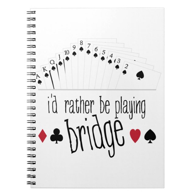 Caderno Espiral Playing Bridge (Frente)