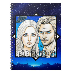 Caderno Espiral Pleiade Extra Terrestrials e OVNI