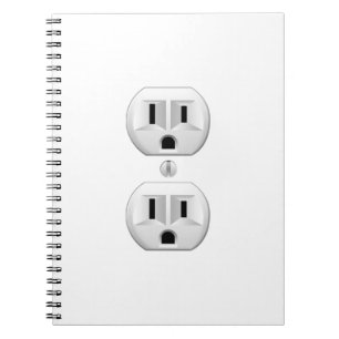 Caderno Espiral Plug-elétrico Clique para Personalizar Decor de Co