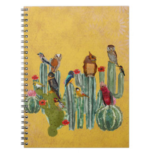 CADERNO ESPIRAL PLUMAGEM DO DESERTO