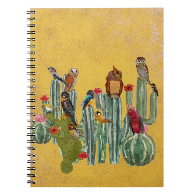 CADERNO ESPIRAL PLUMAGEM DO DESERTO (Frente)