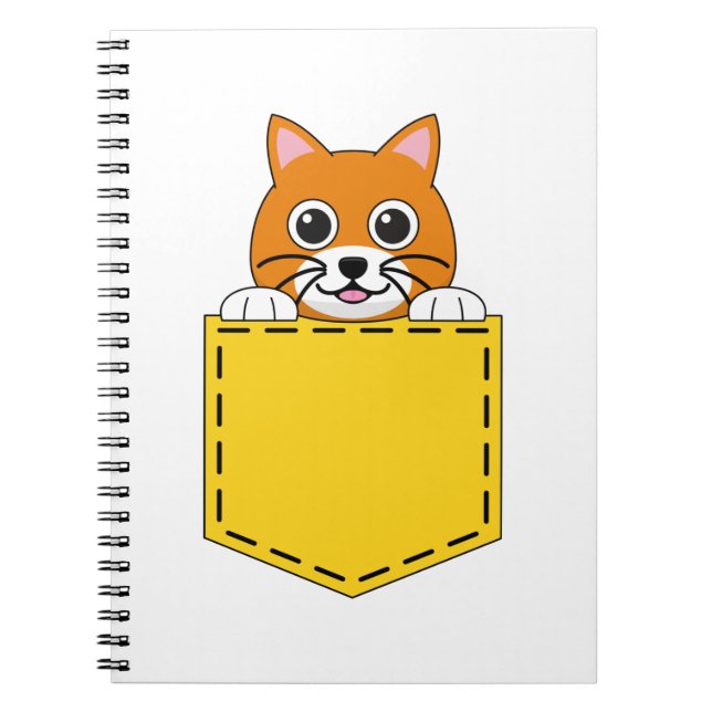 Caderno Espiral Pocket Pet Cat (Frente)
