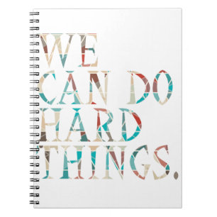 Caderno Espiral Podemos Fazer Coisas De Duro, Design 1