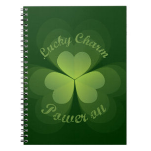 Caderno Espiral Poder afortunado do encanto sobre
