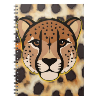 Caderno Espiral Poder de Impressão de Guepardo