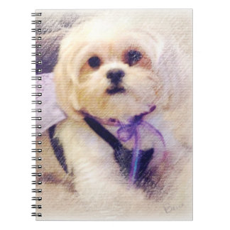 Caderno Espiral Poder do filhote de cachorro de Bella