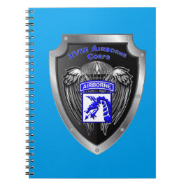 Caderno Espiral Poderoso XVIII Corpo Aerotransportado