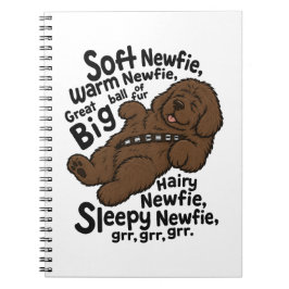 Caderno Espiral Poema Soft Newfie (newf marrom)