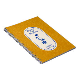 Caderno Espiral Poesia de Rimas e Ritmos Silenciosos