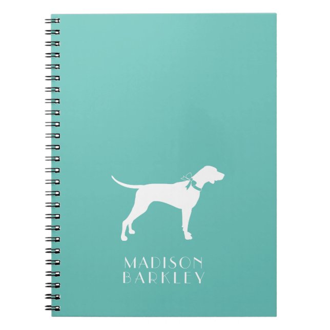 Caderno Espiral Pointer Dog Puppy English Setter (Frente)