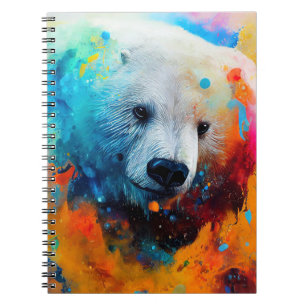 Caderno Espiral Polar Bear Animal Discovery Natureza