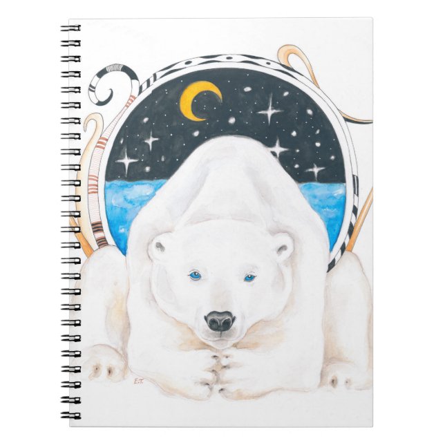 Caderno Espiral Polar Bear King (Frente)