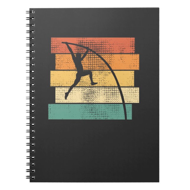 Caderno Espiral Pole Vaulting Retro (Frente)