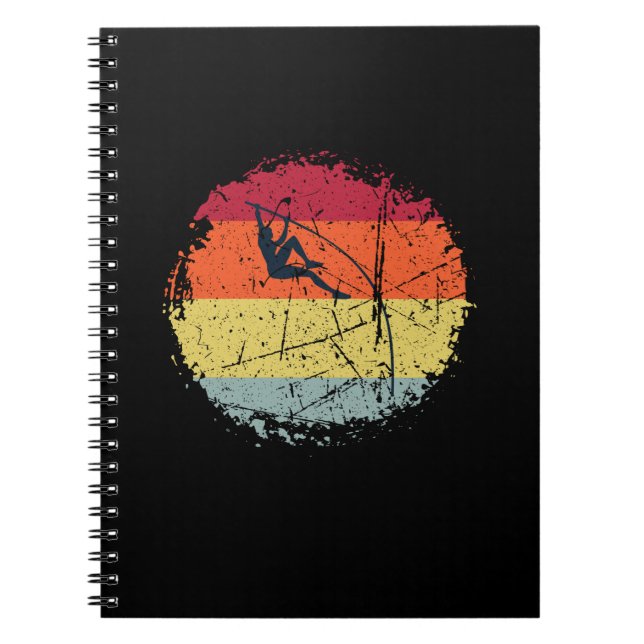 Caderno Espiral Pole Vaulting Vintage (Frente)