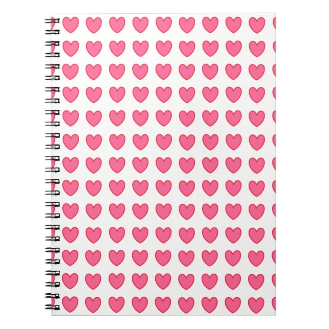 Caderno Espiral Polka Hearts (Frente)