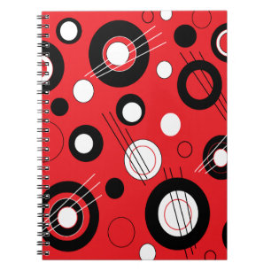 Caderno Espiral Polka Red