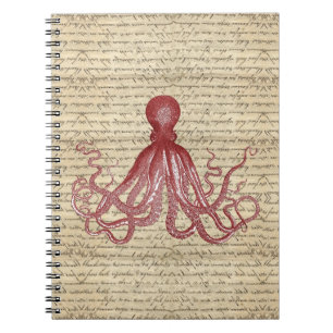 Caderno Espiral Polvo do vintage