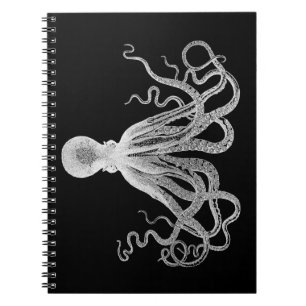 Caderno Espiral Polvo do vintage