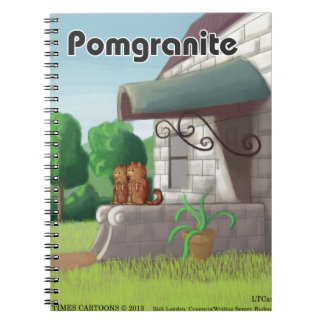 Caderno Espiral Pomerânia em Granito (Pomedrenita) Divertido
