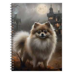 Caderno Espiral Pomerânia Halloween Assustador