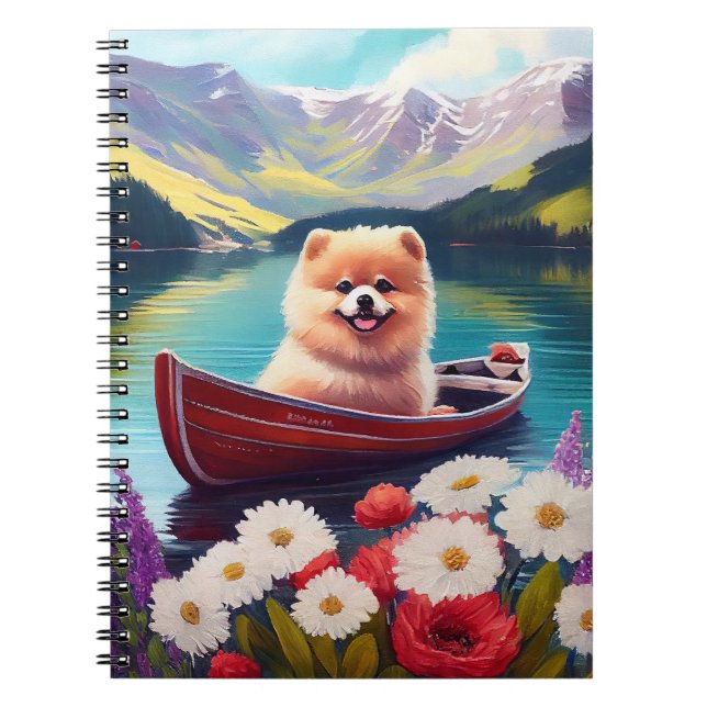Caderno Espiral Pomeraniano em um remo: Uma aventura cênica (Frente)