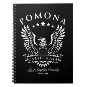 Caderno Espiral Pomoná Condado de Los Angeles Califórnia Águia Vin