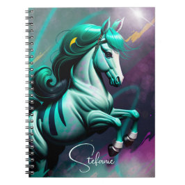 Caderno Espiral Pôneo Espírito 3d, bonito 24