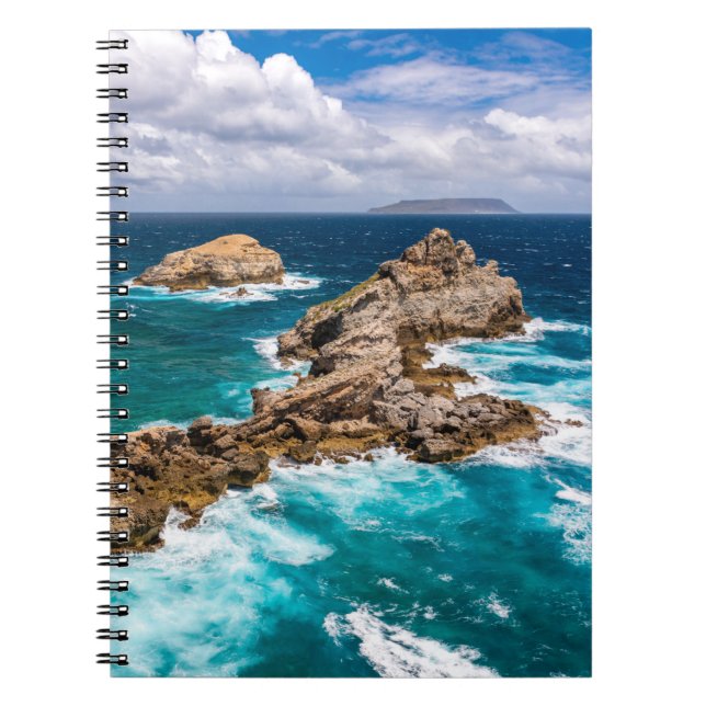 Caderno Espiral Ponta de Chateaux, Grande-Terre, Guadalupe #2 (Frente)