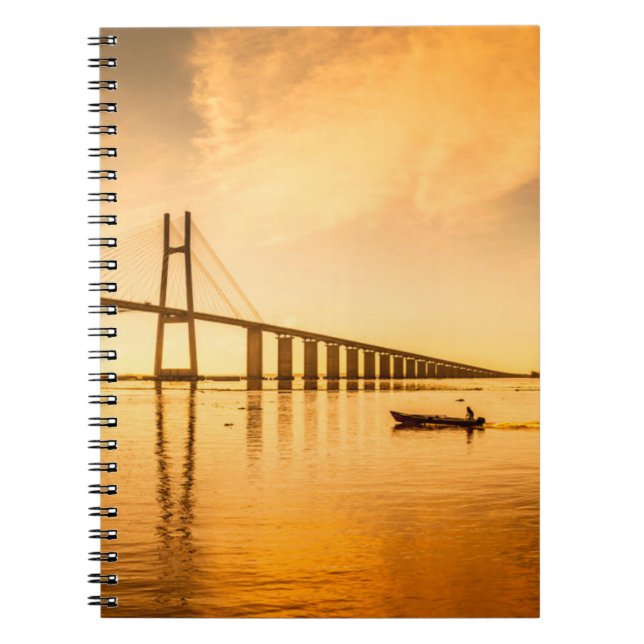 Caderno Espiral Ponte de Rosario Victoria (Frente)