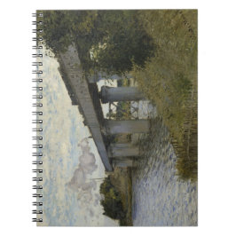 Caderno Espiral Ponte ferroviária no Argenteuil (Railroad) (por Mo