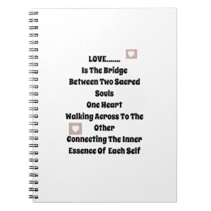 Caderno Espiral Ponte Love