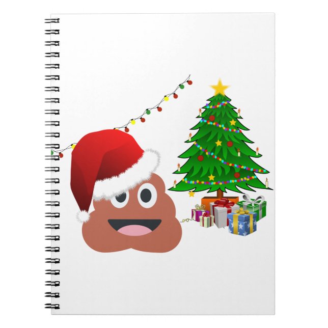 Caderno Espiral poo de natal (Frente)