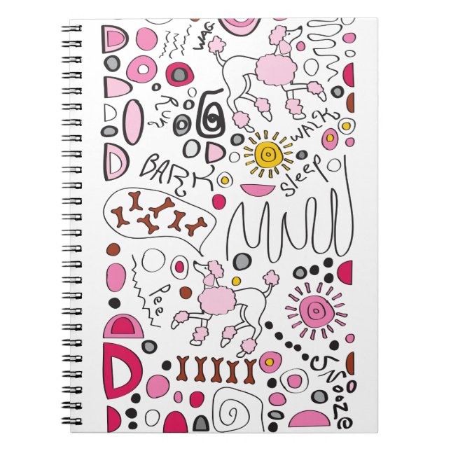 CADERNO ESPIRAL POODLE (Frente)
