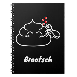 Caderno Espiral Poop in Love - Brootsch the PooPoo