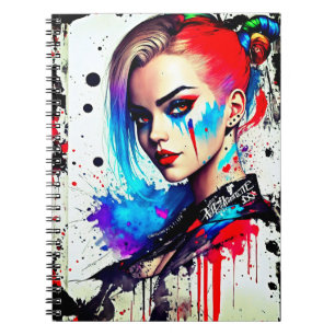 Caderno Espiral Pop Art Girl