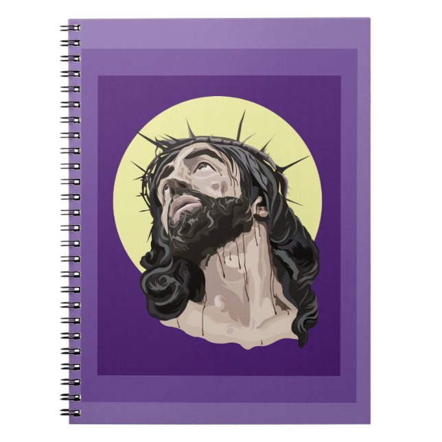 Caderno Espiral Pop Art Jesus Christ Spiral Notebook - Libreta Cri (Frente)