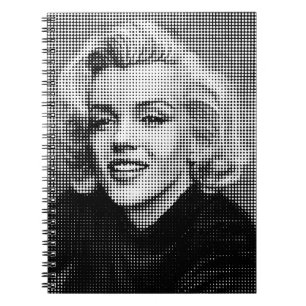 Caderno Espiral Pop art Marilyn