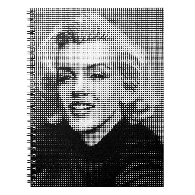 Caderno Espiral Pop art Marilyn (Frente)